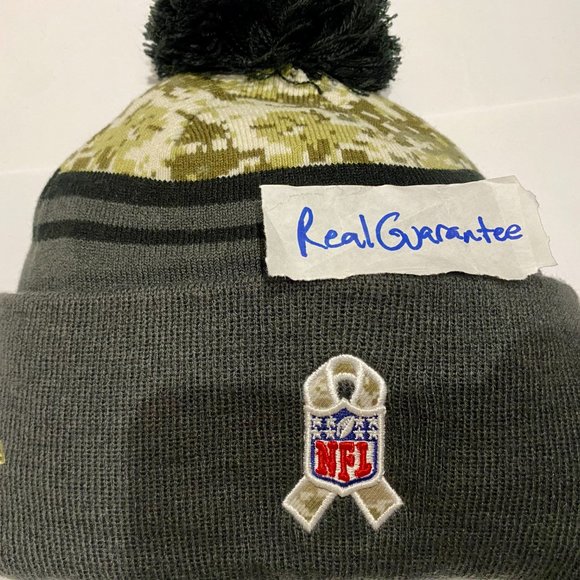 RARE 100% New Era 2016 Arizona Cardinals Salute To Service Knit Hat NFL Sport - Picture 4 of 5
